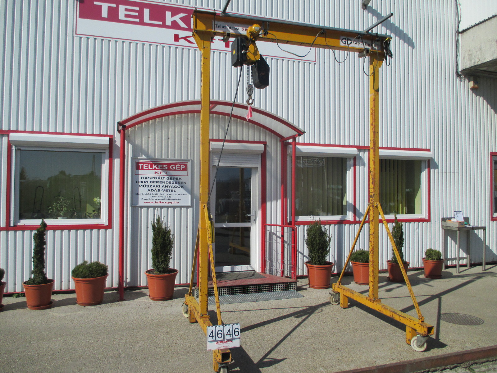 Bakdaru, portál daru 250kg