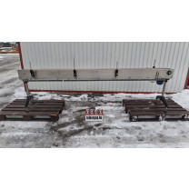 Szállítószalag 3 Méter, futószalag, szállító pálya, hevederes szállítószalag