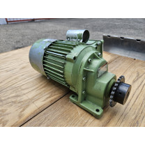 Hajtóműves villanymotor, Lenze 0,18 kW, elektromágneses fékkel