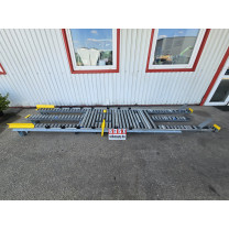 Gravitációs görgős továbbítópálya (raklaphoz, fémboxhoz), 4.26 m, Új
