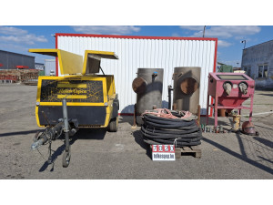 Homokszóró, felülettisztító berendezés, homokszóró kabin