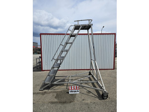 Mobil lépcső, Aluminimvázas létra, pódiumos lépcső, fellépő, lépcső, létra