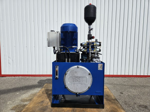 Bosch Rexroth 5,5 kW Ipari Hidraulika Tápegység Lammers Motorral