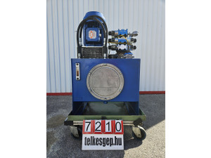 Ipari Hidraulika Tápegység 5,5 kW Brook Hansen Motorral és Szeleptömbbel