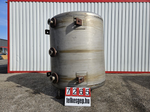 ~900 Literes Ipari Rozsdamentes Acél Tartály / INOX Álló Tartály (260 kg)