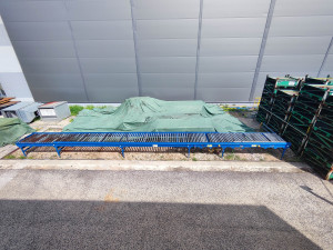 Hajtott görgős pálya, kirakó állomással, Görgős pálya 12m