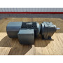 Hajtóműves villanymotor, KEB hajtóműves villanymotor beépített fékkel – 1.05 kW, 80 Nm (Új)