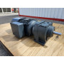 Hajtóműves villanymotor, KEB hajtóműves villanymotor beépített fékkel – 1.05 kW, 80 Nm (Új)