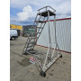 Mobil lépcső, Aluminimvázas létra, pódiumos lépcső, fellépő, lépcső, létra