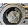 Felületi Kapart Hőcserélő (Scraped Surface Heat Exchanger) villanymotoros hajtással,Rotációs hőcserélő, Kaparólapátos hőcserélő