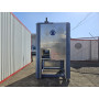 TOX Pressotechnik Ipari Pneumatikus Présállomás / Pneu-Hidraulikus Prés Görgős Megvezető Asztallal (6 bar, 2,4 m)