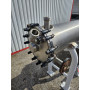 Felületi Kapart Hőcserélő (Scraped Surface Heat Exchanger) villanymotoros hajtással,Rotációs hőcserélő, Kaparólapátos hőcserélő