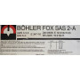 Hegesztő elektróda, hegesztő pálca, BÖHLER FOX SAS 2-A  4/350 mm