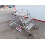 Mobil lépcső, alumíniumvázas létra, pódiumos lépcső, fellépő, lépcső, létra