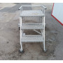 Mobil lépcső, alumíniumvázas létra, pódiumos lépcső, fellépő, lépcső, létra