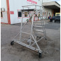 Mobil lépcső, alumíniumvázas létra, pódiumos lépcső, fellépő, lépcső, létra