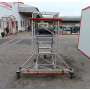 Mobil lépcső, alumíniumvázas létra, pódiumos lépcső, fellépő, lépcső, létra
