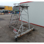Mobil lépcső, alumíniumvázas létra, pódiumos lépcső, fellépő, lépcső, létra