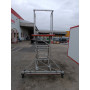 Mobil lépcső, alumíniumvázas létra, pódiumos lépcső, fellépő, lépcső, létra