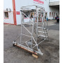 Mobil lépcső, alumíniumvázas létra, pódiumos lépcső, fellépő, lépcső, létra