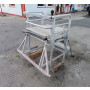 Mobil lépcső, alumíniumvázas létra, pódiumos lépcső, fellépő, lépcső, létra