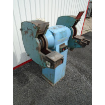 Bench grinder with stand
