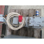 AC electric motor with gearbox and conroller 0.075 kW